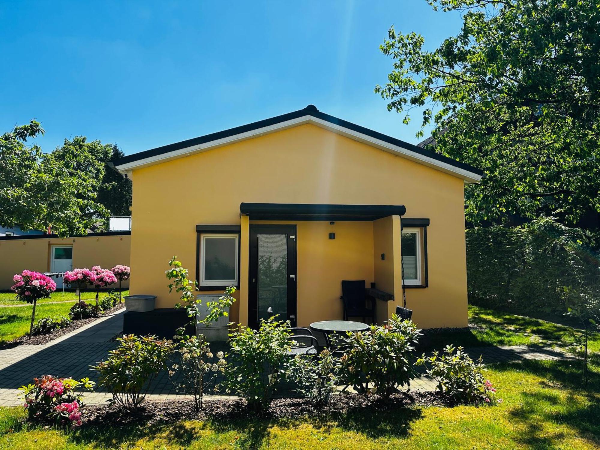 Bungalow-Wohnung Nahe Flughafen Hamburg 노르더슈테트 외부 사진