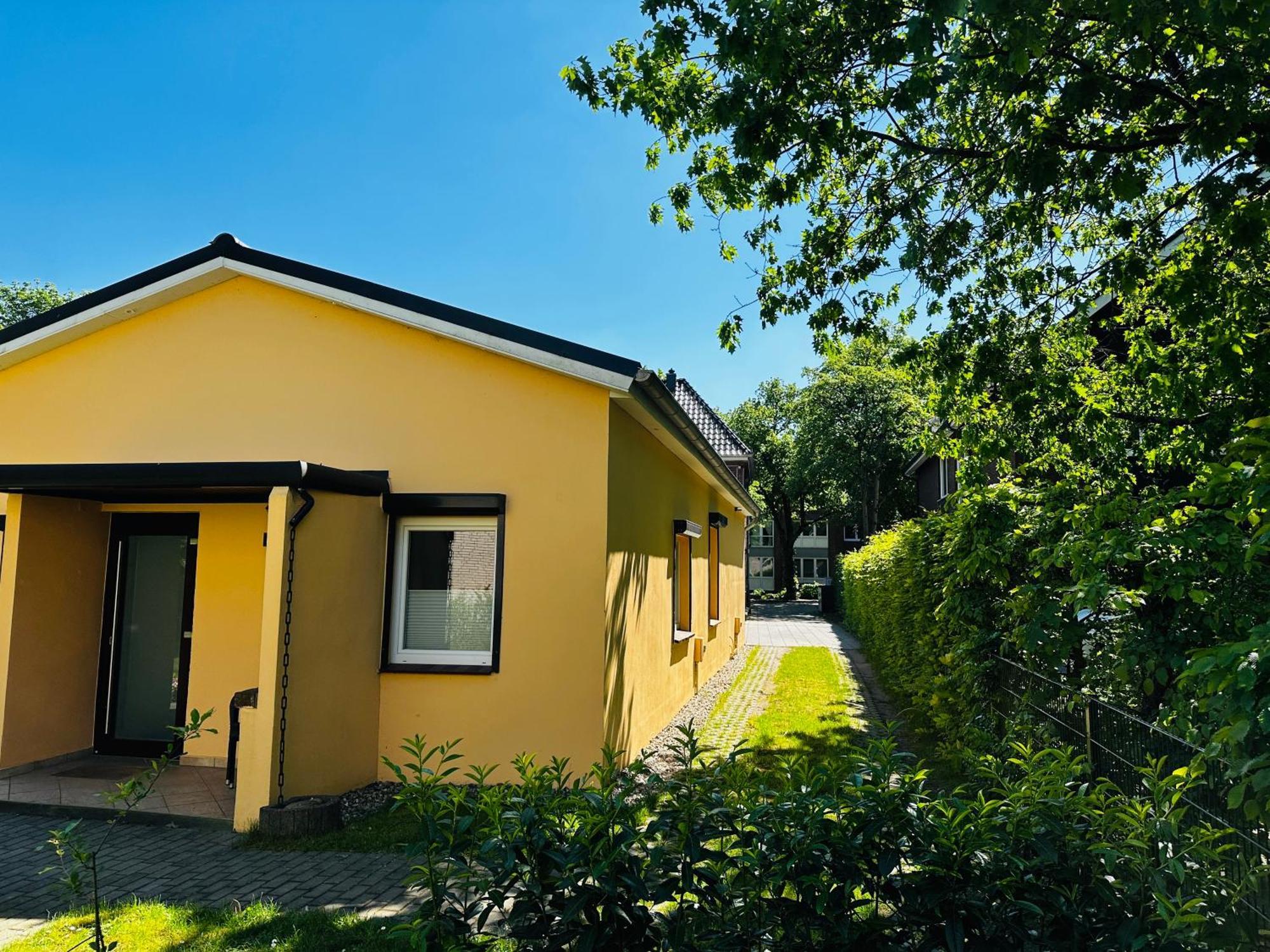 Bungalow-Wohnung Nahe Flughafen Hamburg 노르더슈테트 외부 사진